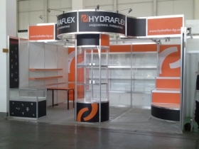 Визуализация на щанд фирма Hydraflex - Словакия за панаирно участие